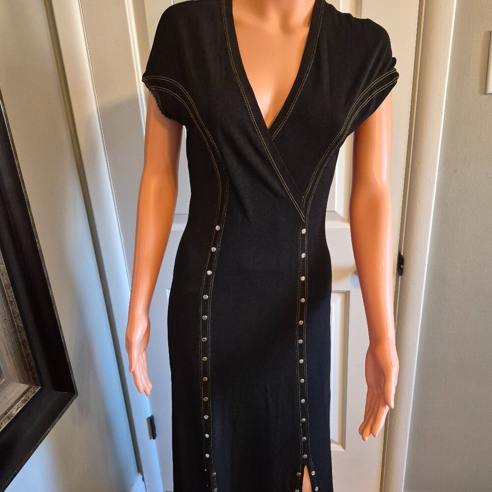 Midnight NavyMaxi Dress.  Size:  Small/Medium.   Dark Midnight Navy